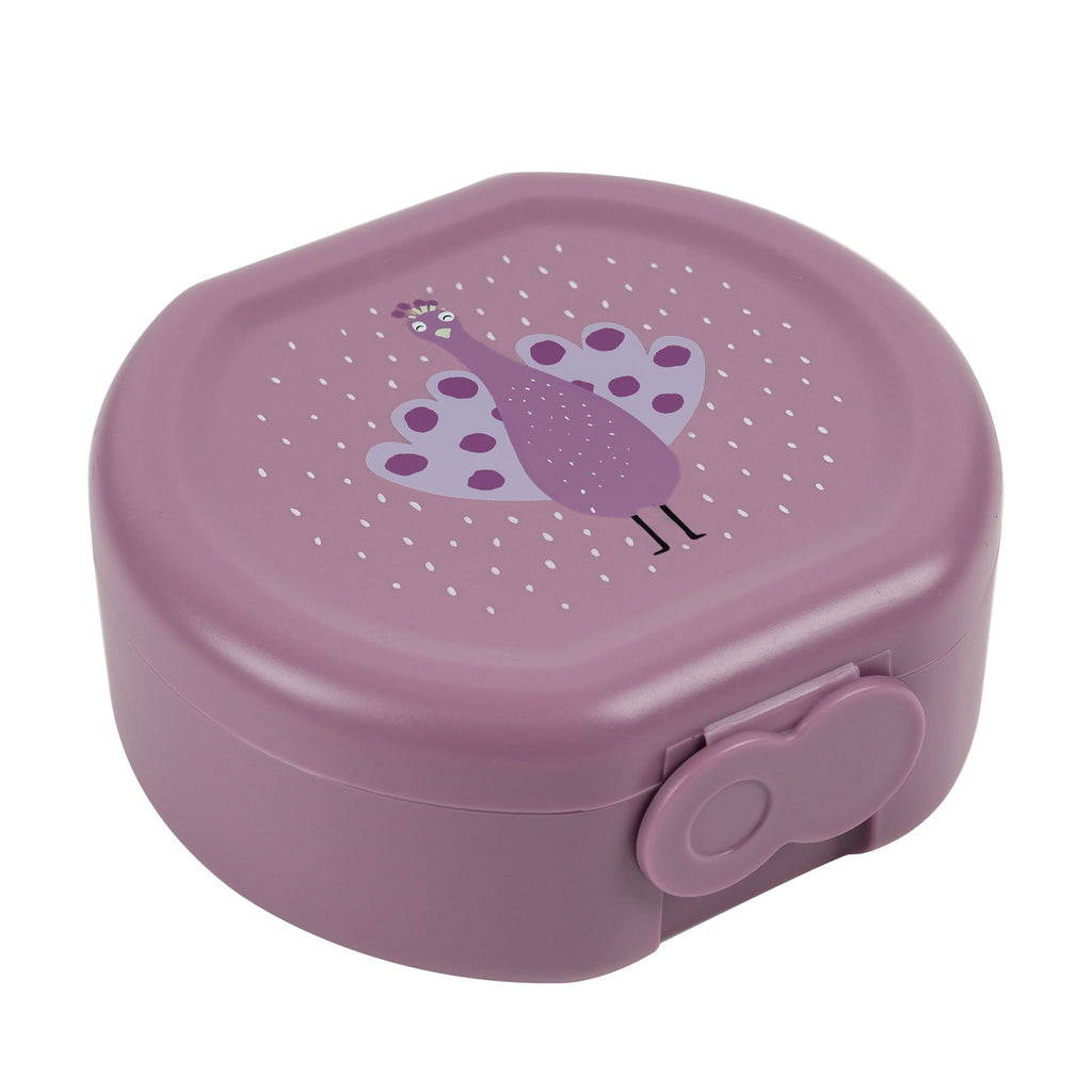 Snackdoosjes met clip Mrs. Peacock - set van 2 - Lunchboxen en snackdoosjes Trixie - In den Olifant