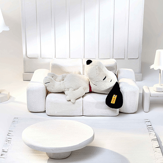 Knuffel Snoopy White - 30 Cm