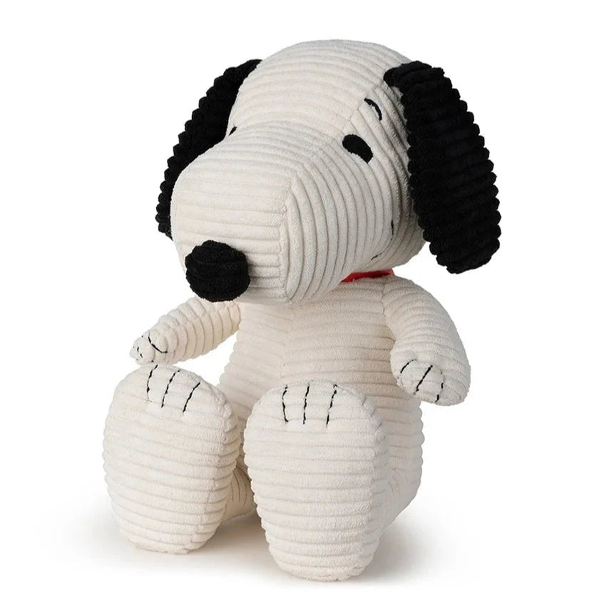 Snoopy Corduroy Cream In Giftbox - 27 cm - huisdieren Bon Ton Toys - In den Olifant