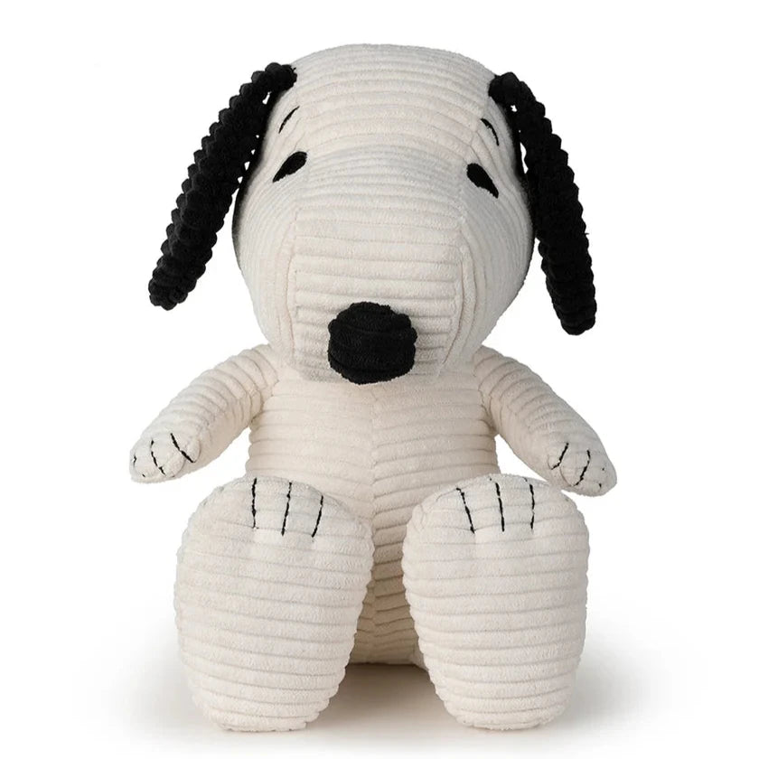 Snoopy Corduroy Cream In Giftbox - 27 cm - huisdieren Bon Ton Toys - In den Olifant