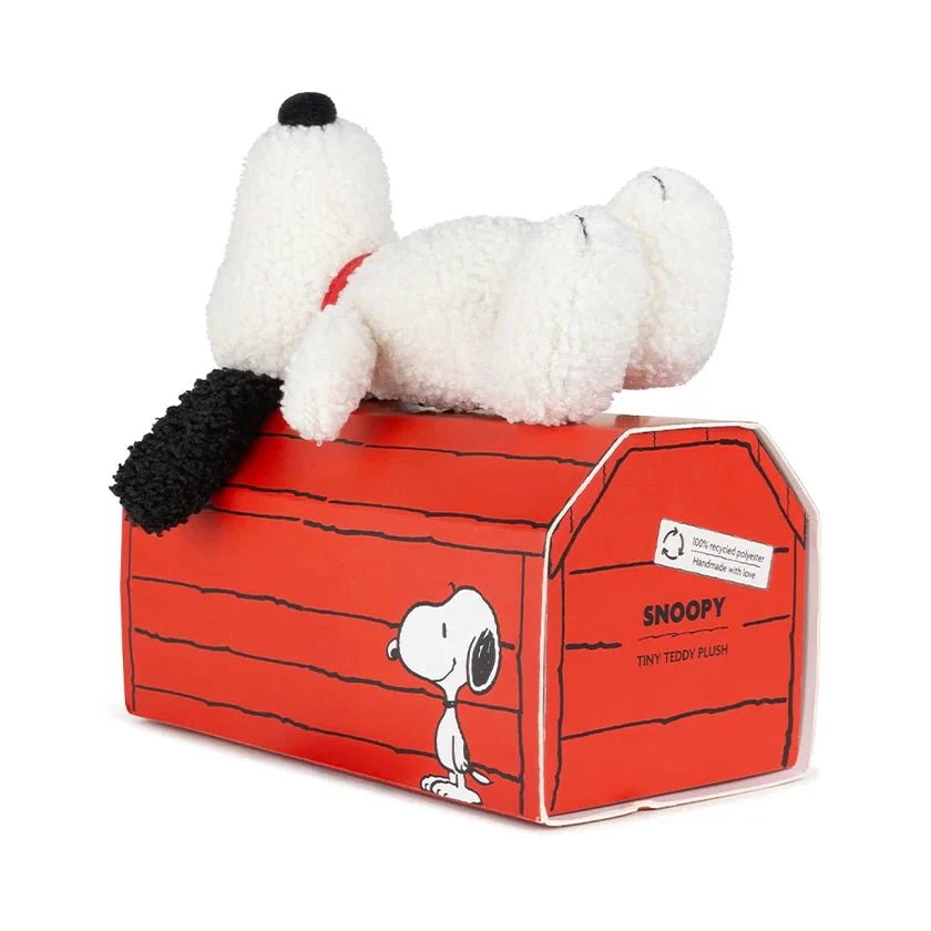 Snoopy Eco Tiny Teddy Cream In Giftbox - 17 Cm - huisdieren Bon Ton Toys - In den Olifant