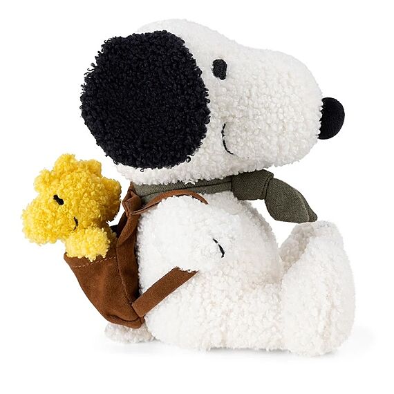 Snoopy With Woodstock In Backpack - 20 cm - huisdieren Bon Ton Toys - In den Olifant