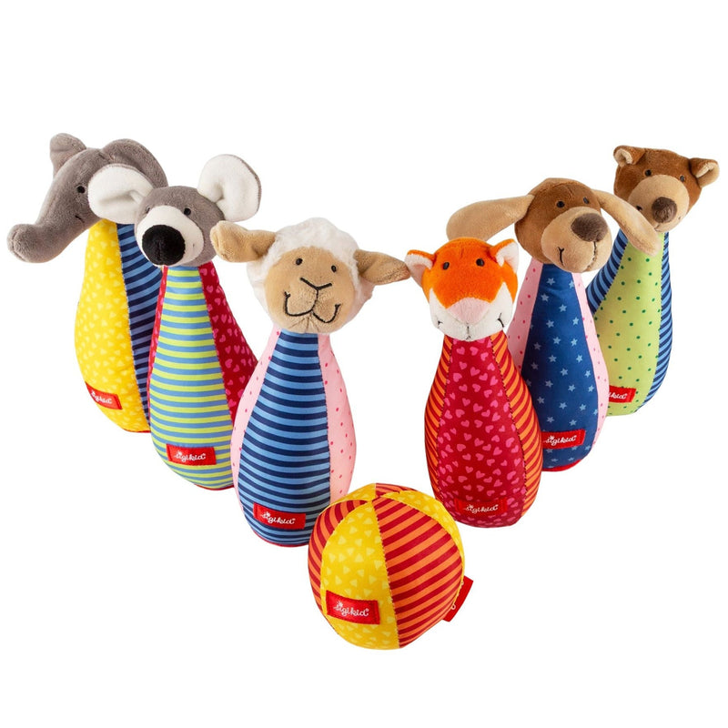 Soft baby bowling set - PlayQ - Activiteitenspeelgoed Sigikid - In den Olifant