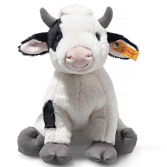 Soft Cuddly Friends Cobb Cow, White, 24Cm