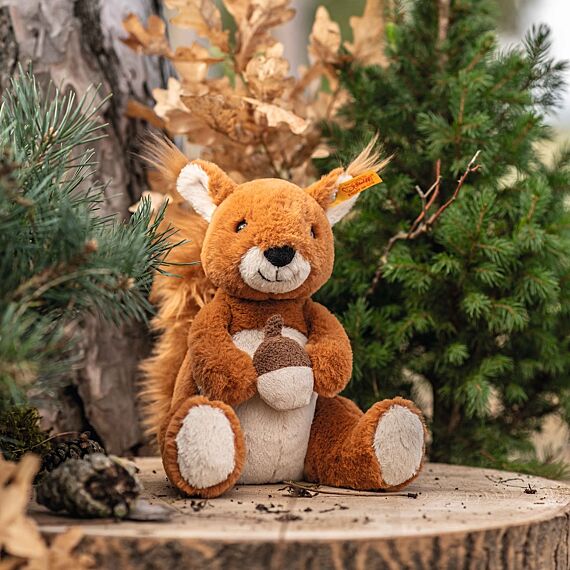 Soft Cuddly Friends Phil Squirrel, Light Brown, 20Cm (A)