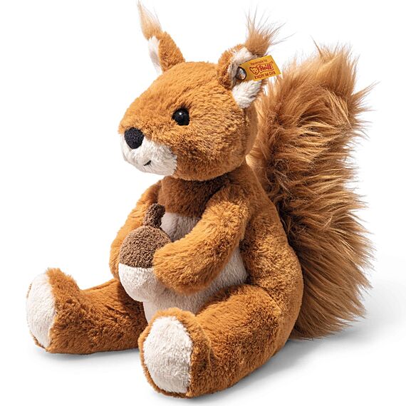 Soft Cuddly Friends Phil Squirrel, Light Brown, 20Cm (A) - Wilde dieren Steiff - In den Olifant