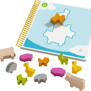 Solospel Logic! GAMES - Bao's Cloudland - Breinpuzzels en tangram Haba - In den Olifant