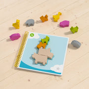 Solospel Logic! GAMES - Bao's Cloudland - Breinpuzzels en tangram Haba - In den Olifant