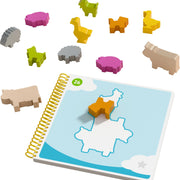 Solospel Logic! GAMES - Bao's Cloudland - Breinpuzzels en tangram Haba - In den Olifant
