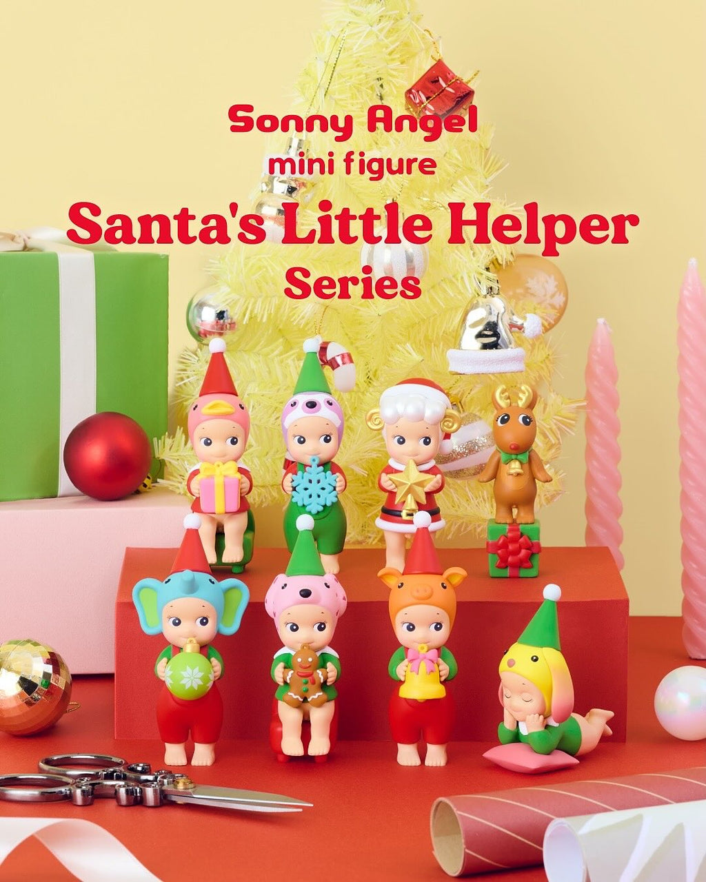 Sonny Angel Santa's Little Helper serie - Christmas 2025 - Speelfiguren Sonny Angel - In den Olifant