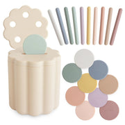 Sorteerspeelgoed Coin & Tube Sorting Set - Sorteerspeelgoed Mushie - In den Olifant