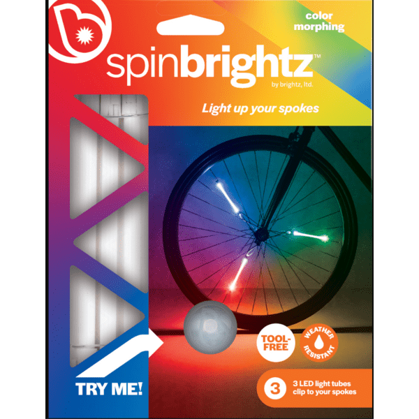 Spaakverlichting Spoke Tube Light - Color Morphing - Fietsaccessoires Brightz - In den Olifant