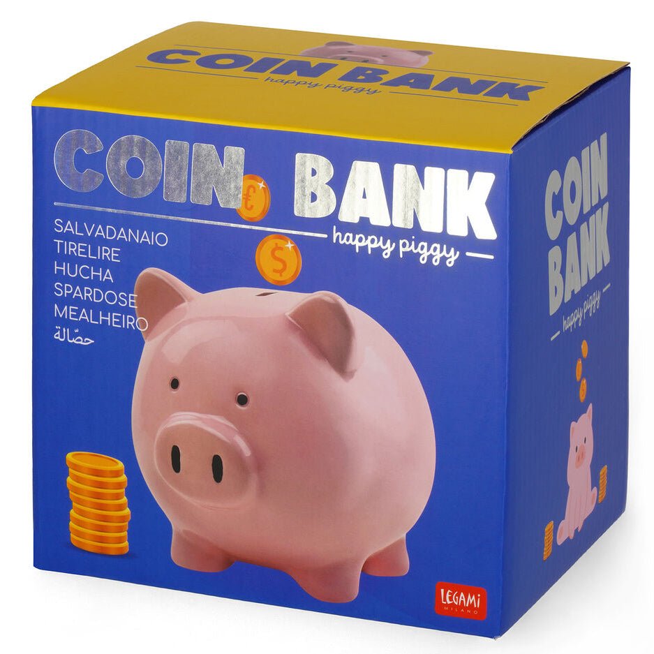 Spaarvarken - Happy Piggy - Spaarpotten Legami - In den Olifant