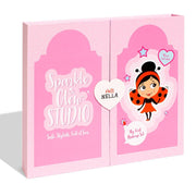 Sparkle & Glow Studio - Luxe Make - up Cadeauset voor Kinderen - Kinderschmink en tattoos Miss Nella - In den Olifant