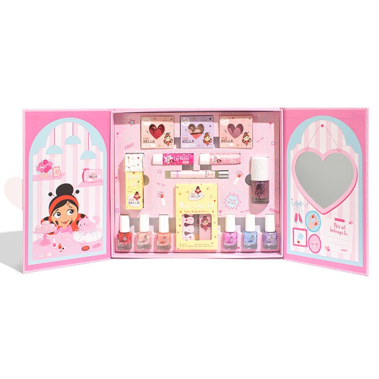 Sparkle & Glow Studio - Luxe Make - up Cadeauset voor Kinderen - Kinderschmink en tattoos Miss Nella - In den Olifant