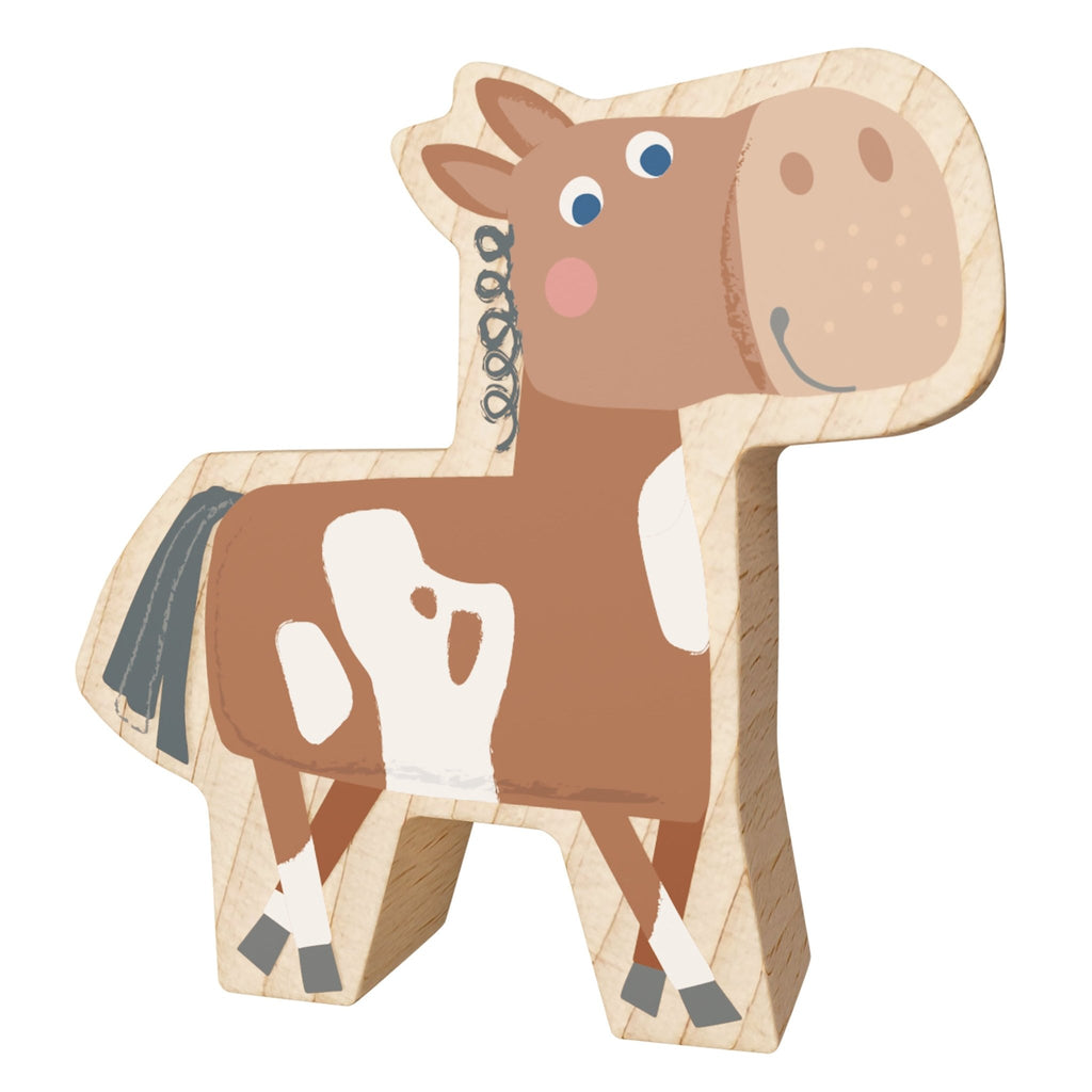 Speefiguur My 1st Block World - Paard Paul - Speeldieren Haba - In den Olifant