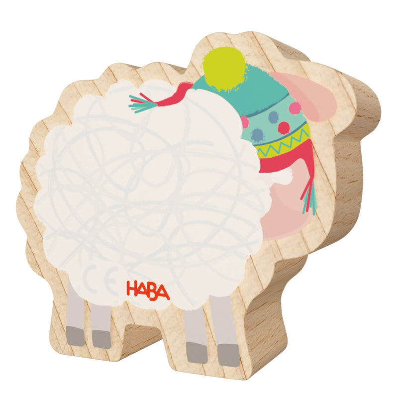 Speeldier My 1st Block World - Schaap Wilma - Speeldieren Haba - In den Olifant