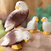 Speeldier Zeearend staand - 7,3 cm - Speeldieren Ostheimer - In den Olifant