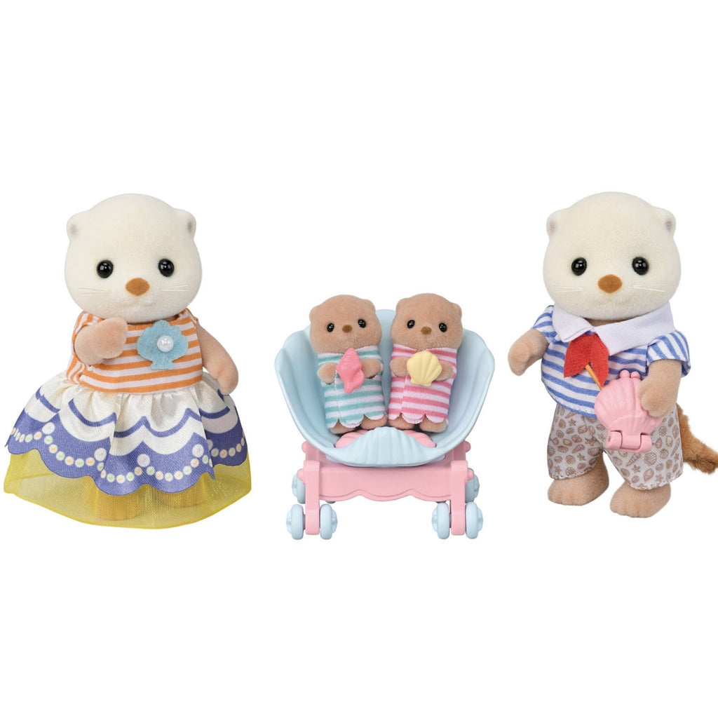 Speelfiguren Familie Zeeotter - set van 4 - Speelfiguren Sylvanian Families - In den Olifant