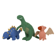 Speelfiguren Holdie Prehistoric Animals - set van 3 - Speelfiguren Olli Ella - In den Olifant