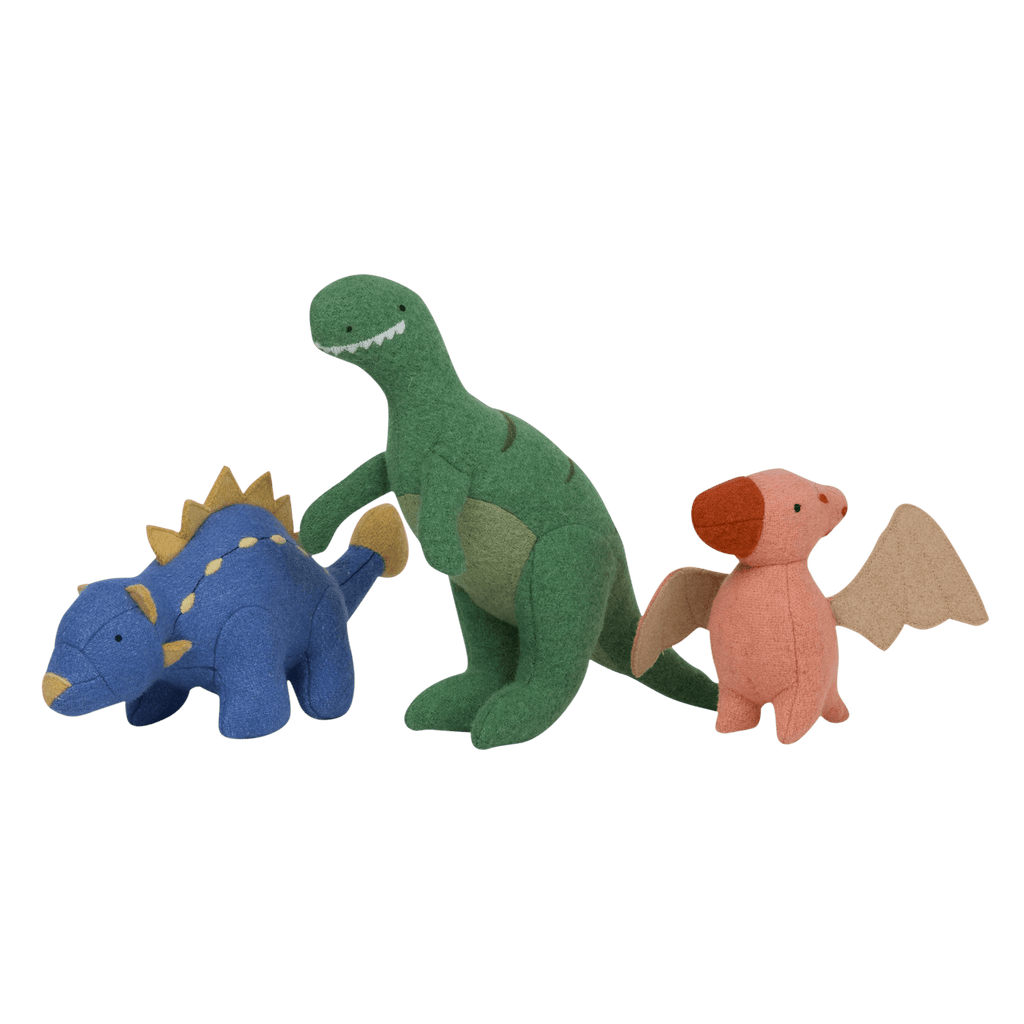 Speelfiguren Holdie Prehistoric Animals - set van 3 - Speelfiguren Olli Ella - In den Olifant