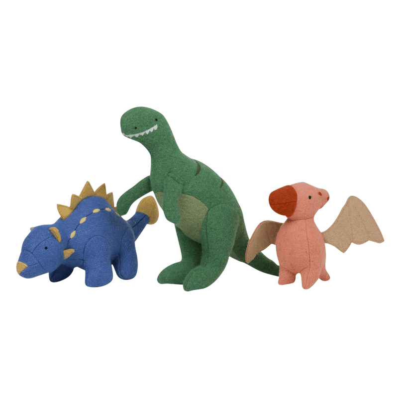 Speelfiguren Holdie Prehistoric Animals - set van 3 - Speelfiguren Olli Ella - In den Olifant