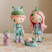 Speelfiguren Tinyly - Lily & Sylvestre - Speelfiguren Djeco - In den Olifant
