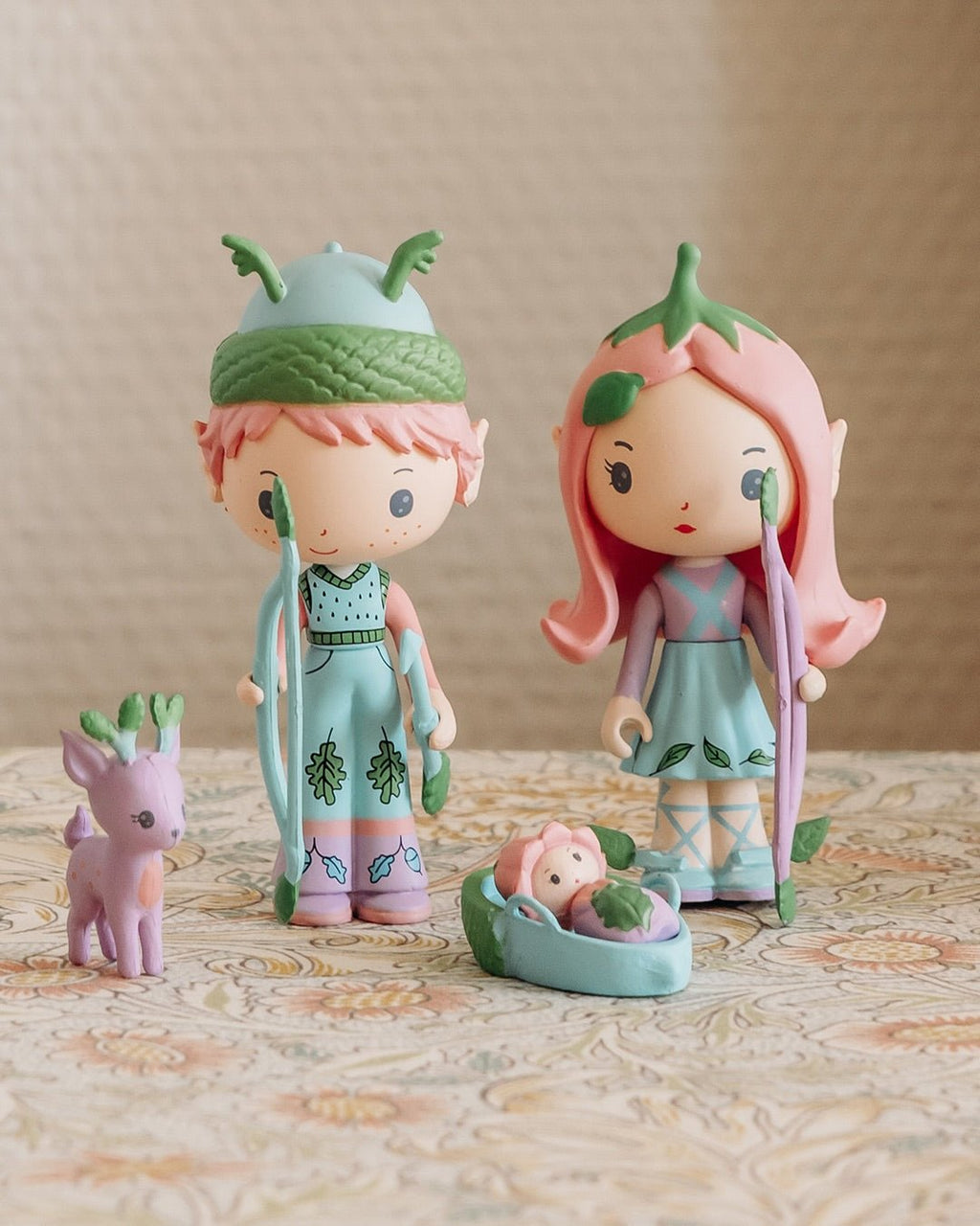 Speelfiguren Tinyly - Lily & Sylvestre - Speelfiguren Djeco - In den Olifant