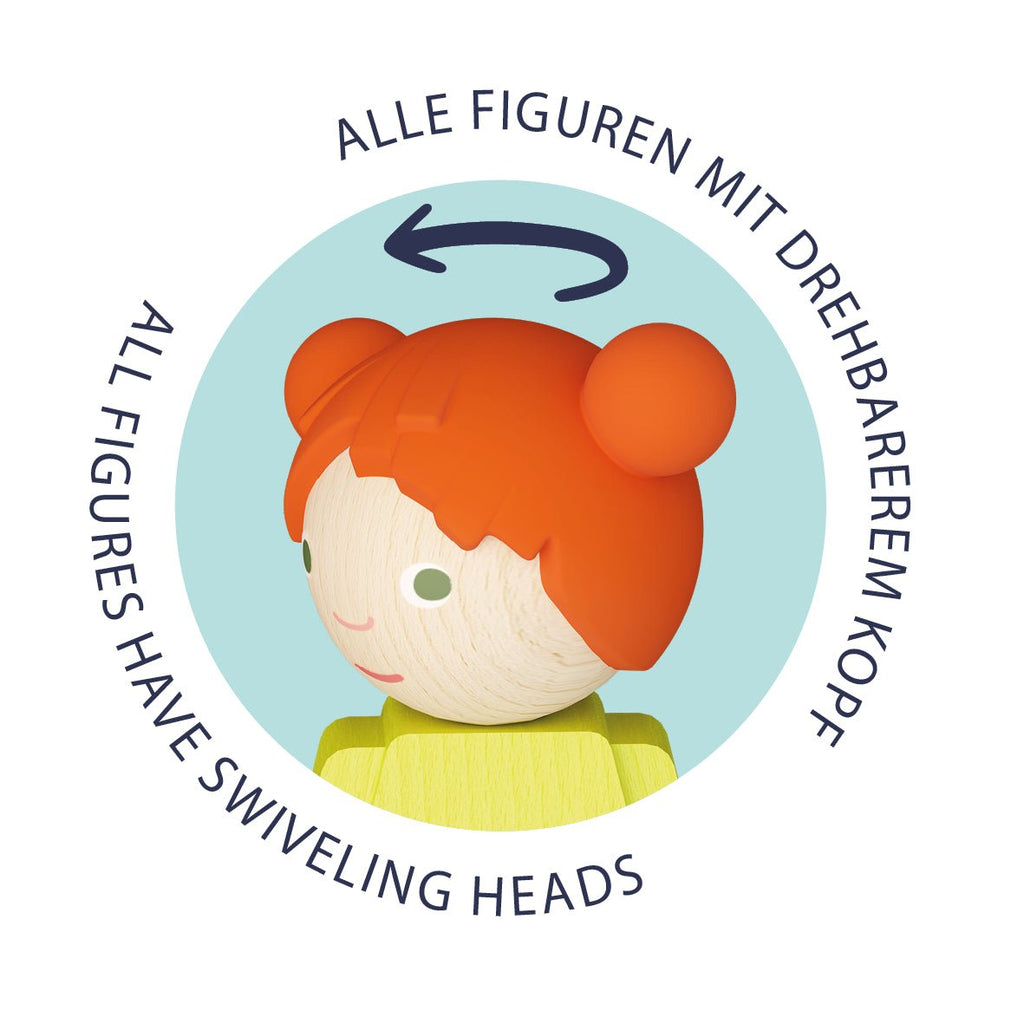 Speelfiguur My 1st Block World - Liz - Speelfiguren Haba - In den Olifant