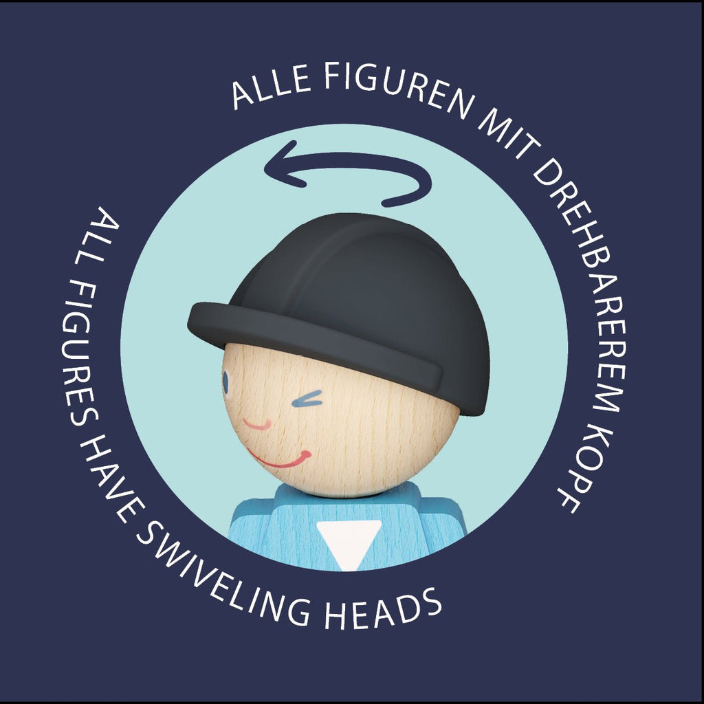Speelfiguur My 1st Block World - Ruiter Alex - Speelfiguren Haba - In den Olifant