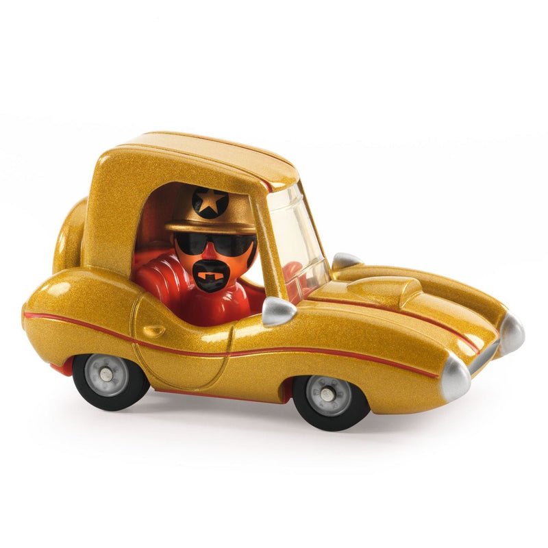 Speelgoedauto Crazy Motors Golden Star - Auto's en voertuigen Djeco - In den Olifant