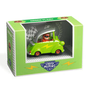 Speelgoedauto Crazy Motors - Green flash - Auto's en voertuigen Djeco - In den Olifant