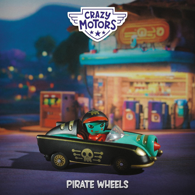 Speelgoedauto Crazy Motors Pirate wheels - Auto's en voertuigen Djeco - In den Olifant