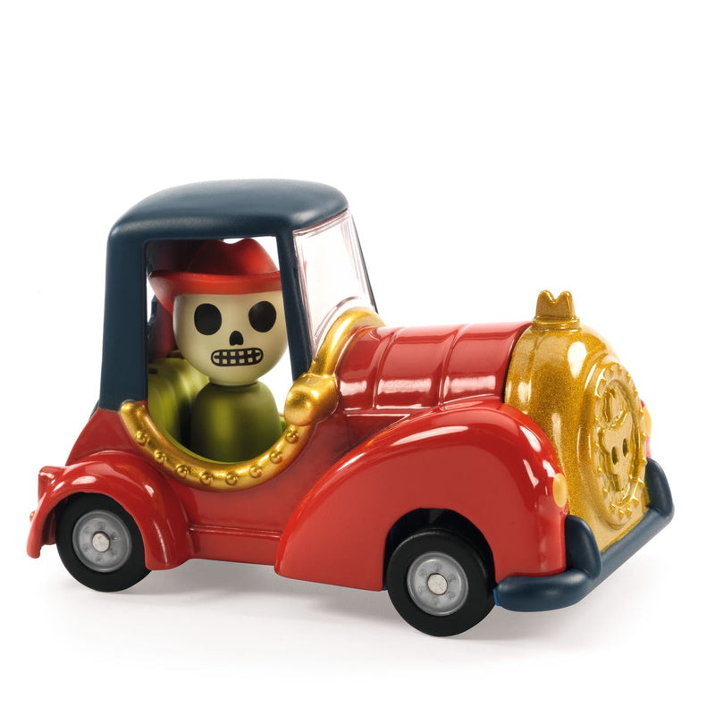 Speelgoedauto Crazy Motors Red Skull - Auto's en voertuigen Djeco - In den Olifant