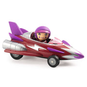 Speelgoedvoertuig Crazy Motors - Miss Burgundy - Auto's en voertuigen Djeco - In den Olifant