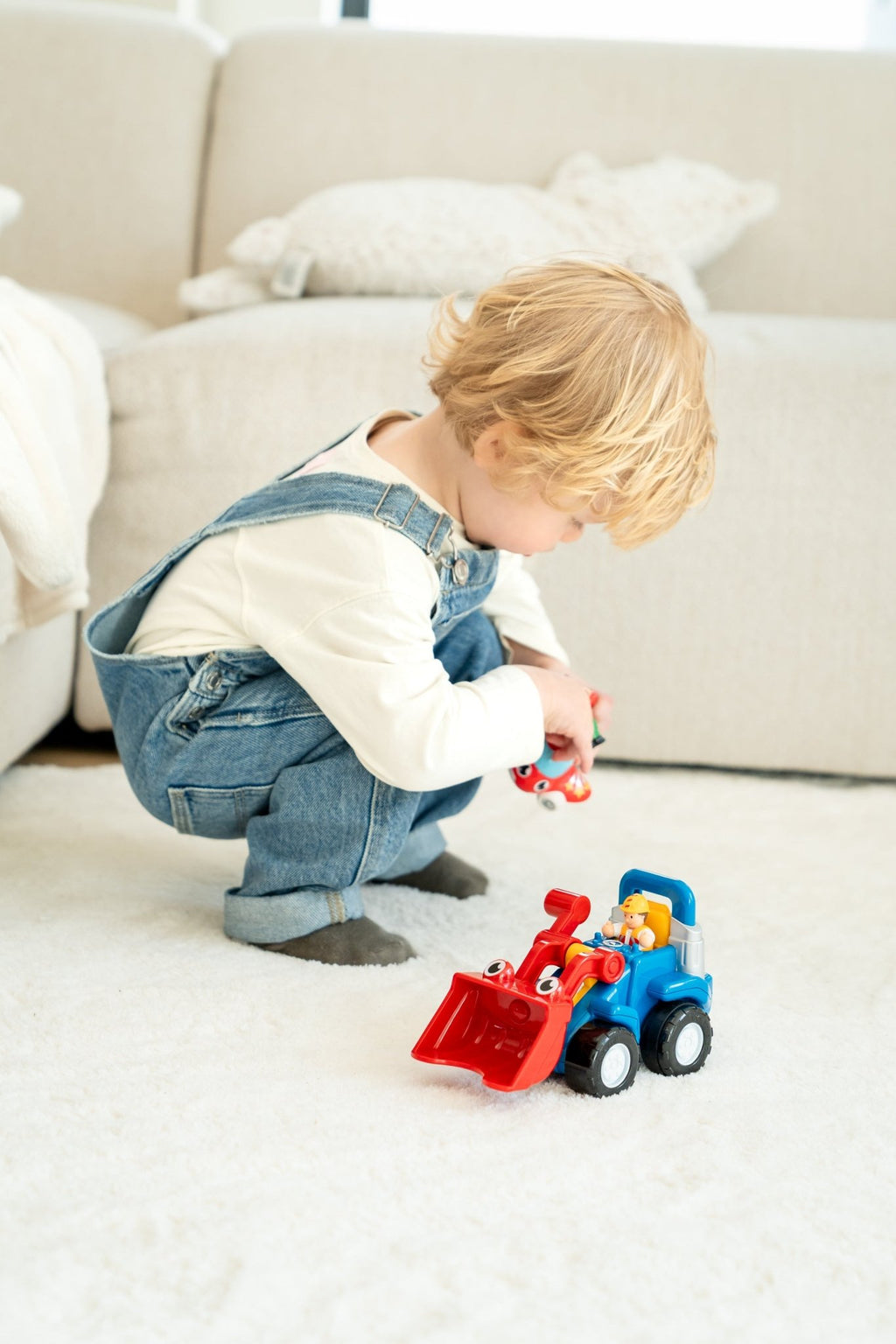 Speelgoedvoertuig Lift it Luke - set van 2 - Speelvoertuigen WOW - In den Olifant