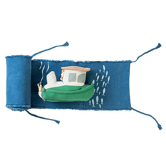 Speelgoedvoertuig Ride & Roll | Fisherman Boat - Lorena Canals - In den Olifant