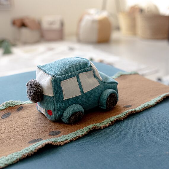 Speelgoedvoertuig Ride & Roll - Safari - Autobanen en verkeersborden Lorena Canals - In den Olifant