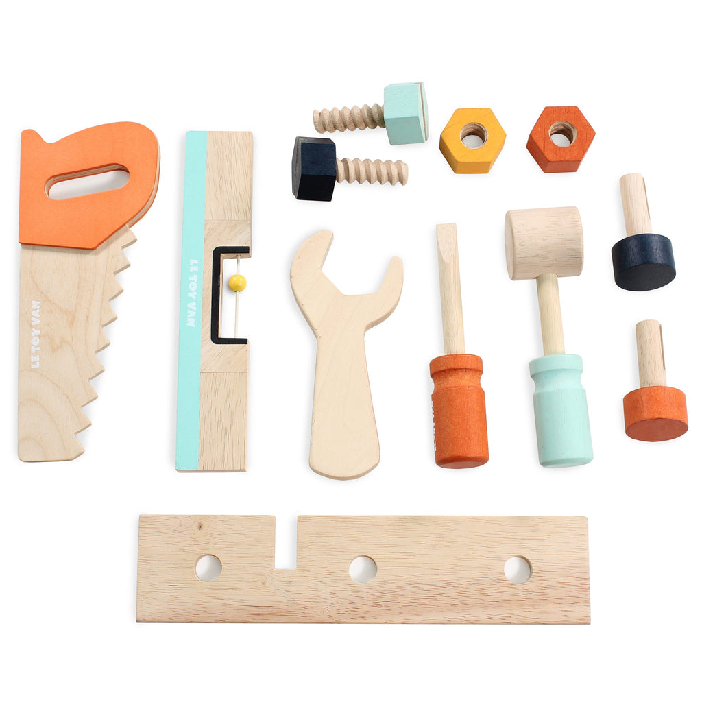 Speelgoedwerkbank Alex's Toy Work Bench - Kindergereedschap en werkbanken Le Toy Van - In den Olifant
