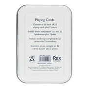 Speelkaarten in blikken doosje - Dog Park - Kaartspellen REX London - In den Olifant