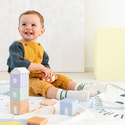 Speelkleed Playtime Cloth GOTS Happy Fruits - 100 x 100 cm - Speelmatten en - bogen Lässig - In den Olifant