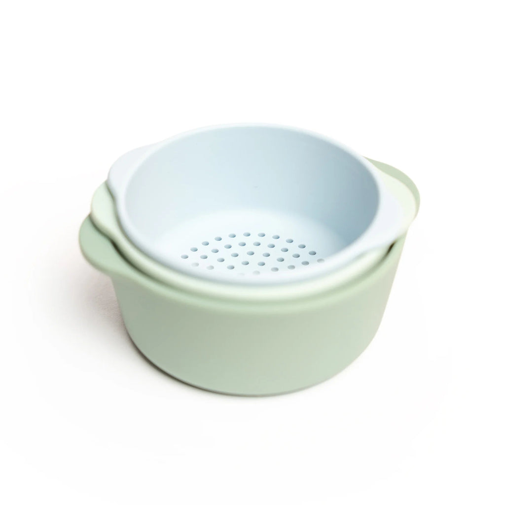 Speelkommetjes Nesting Bowls Green/Blue - set van 3 - Sensorisch speelgoed Inspire My Play - In den Olifant