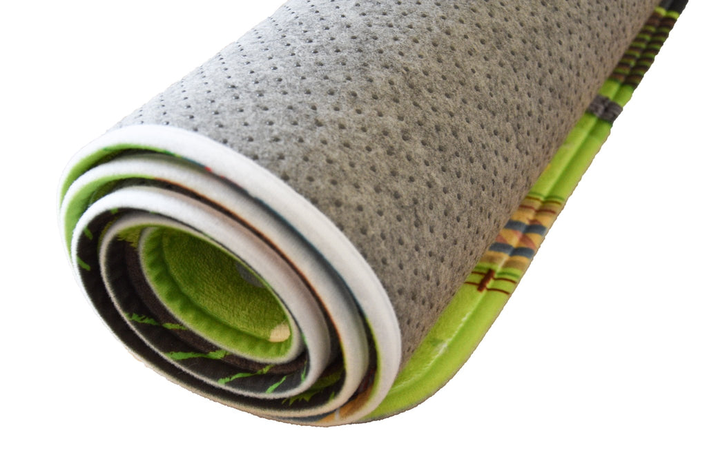 Speelmat met straten Boerderij - 130 x 180 cm - Speelmatten en - bogen Mats & Joy - In den Olifant