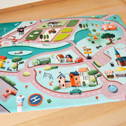 Speelmat met straten Roadtrip - 130 x 180 cm - Speelmatten en - bogen Mats & Joy - In den Olifant