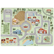 Speelmat met straten Village - 130 x 180 cm - Speelmatten en - bogen Mats & Joy - In den Olifant