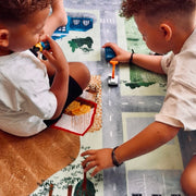 Speelmat met straten Village - 130 x 180 cm - Speelmatten en - bogen Mats & Joy - In den Olifant