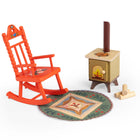 Speelset bij het haardvuur - Les Minouchkas - Poppenhuismeubels en accessoires Moulin Roty - In den Olifant