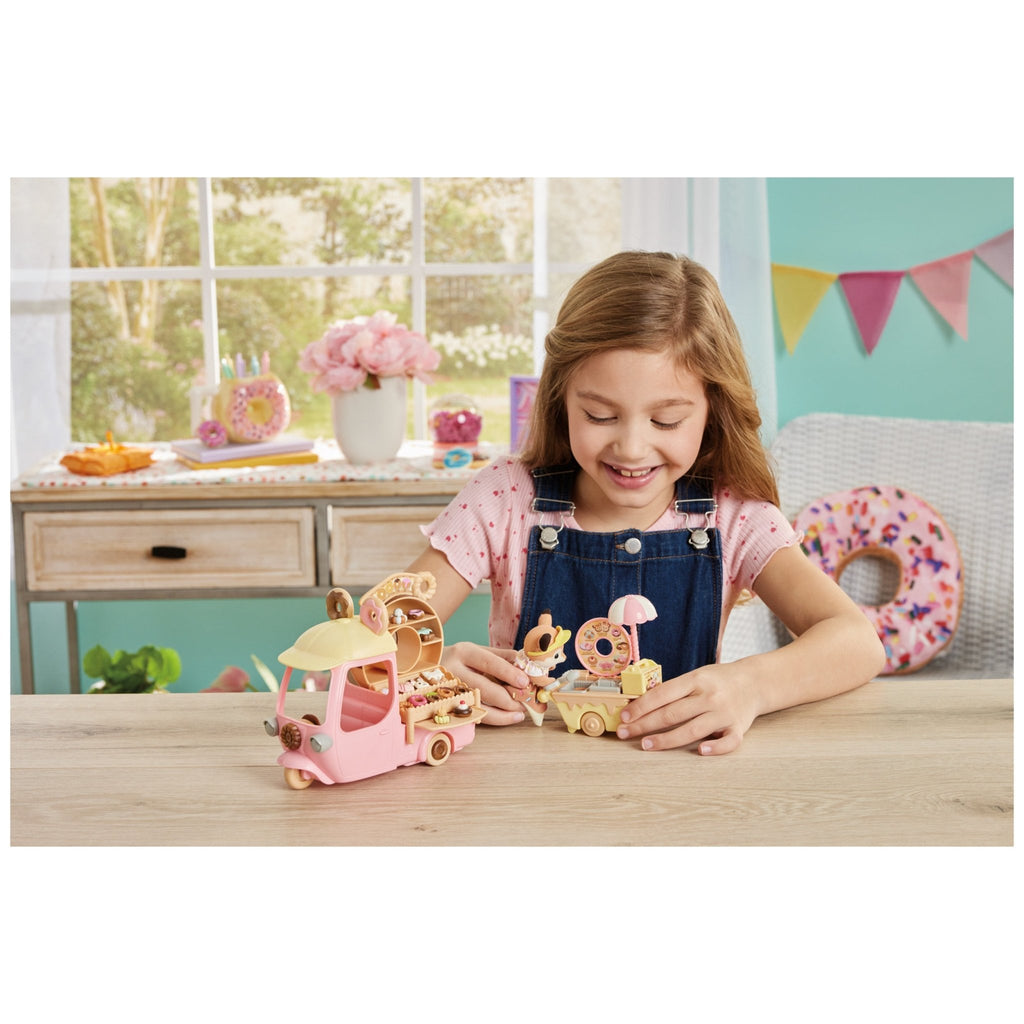 Speelset Dip Dip Donut wagen met 1 hertje - Speelsets Sylvanian Families - In den Olifant