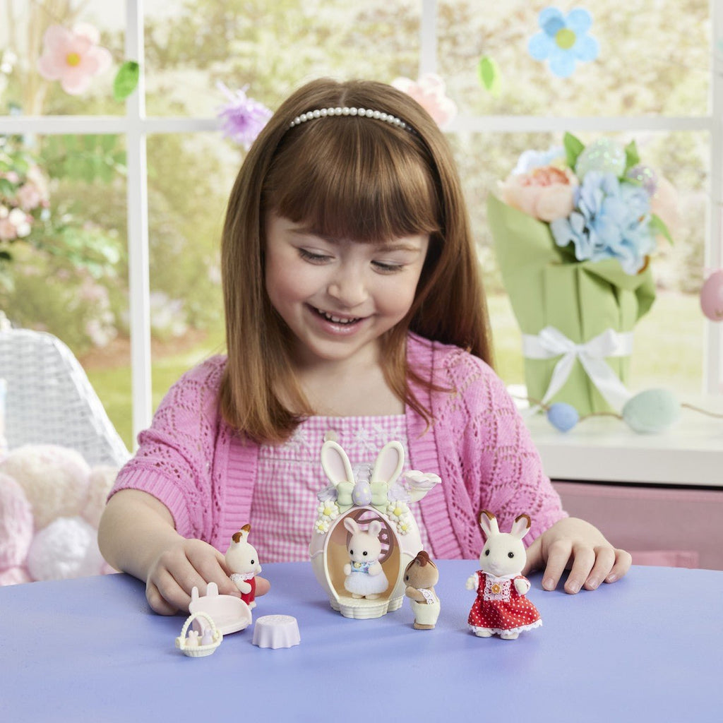 Speelset Easter Egg Hutch met 1 konijntje - Speelsets Sylvanian Families - In den Olifant