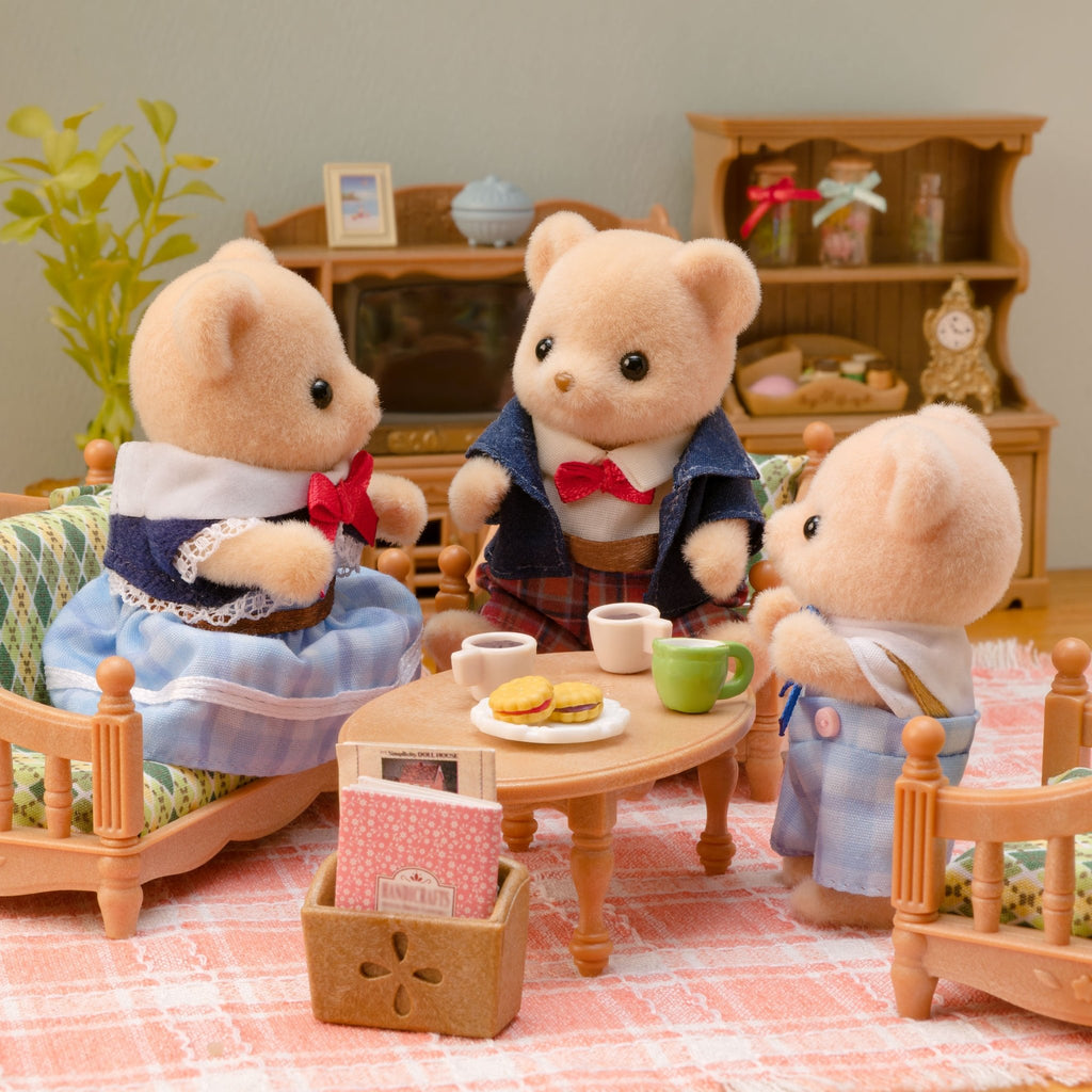 Speelset Familie Biscuit beer - met 3 figuren - Speelsets Sylvanian Families - In den Olifant